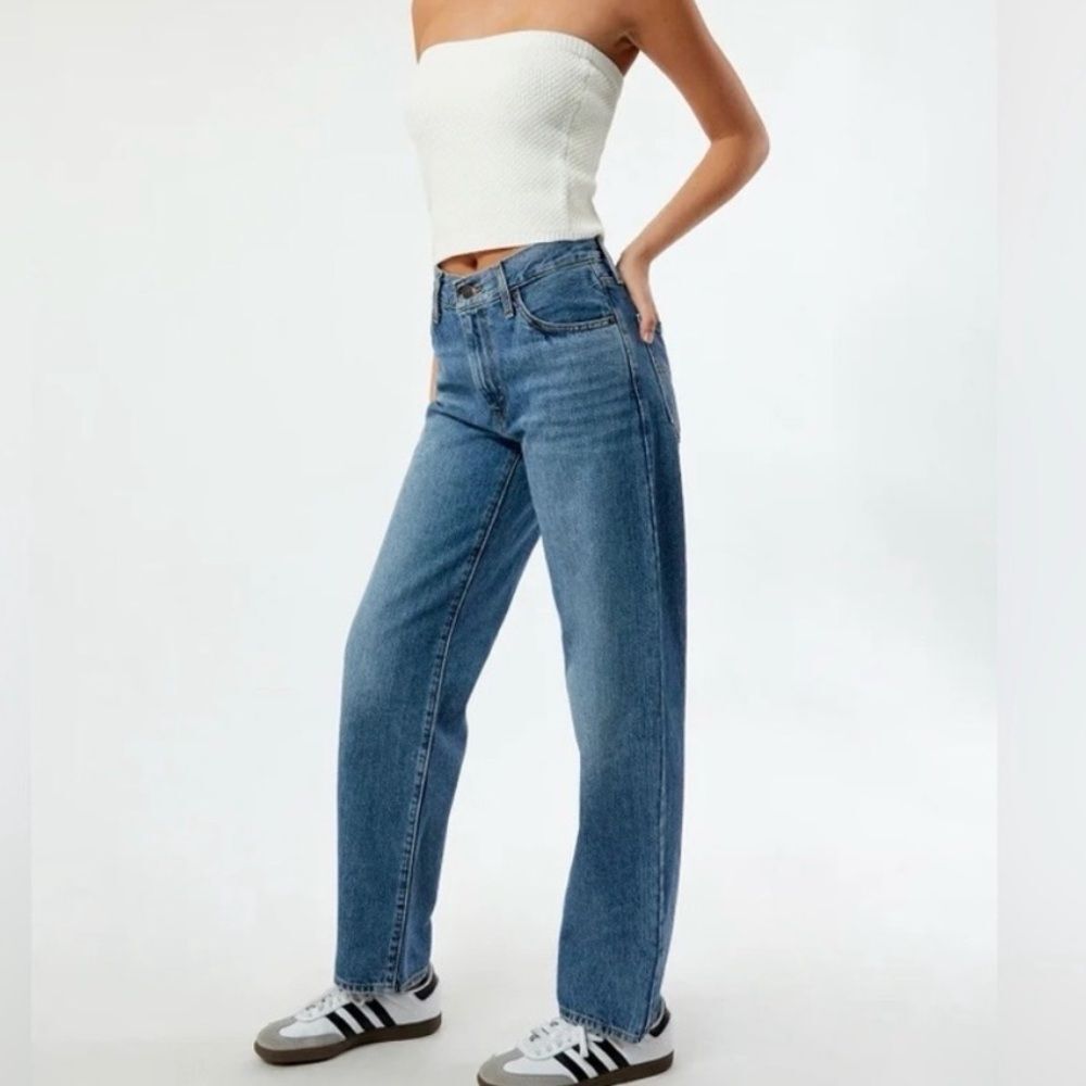 Levi's 94 Baggy Women's Jeans Size 28x30 Medium Wash High Rise Loose Streetwear